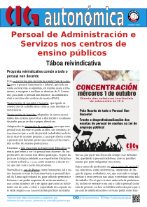 Boletín especial PND e cociñas. Setembro/25