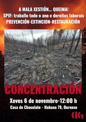 06/11/25. Concentracion spif ourense