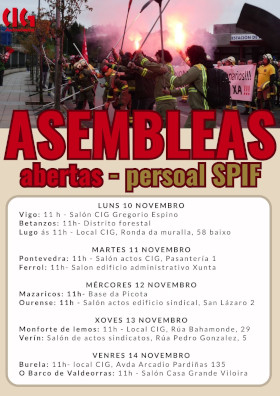Asembleas SPIF novembro/25