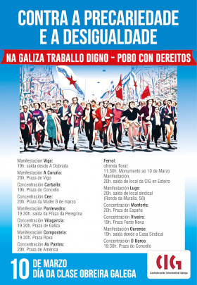 10M. Contra a precariedade e a desigualdade